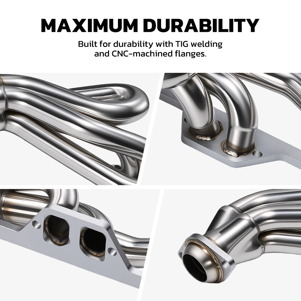 Exhaust Header for 1994-2004 Dodge Ram 1500 / 2500 / 3500 / Dakota / Durango丨5.2L / 5.9L Magnum V8丨2WD ONLY