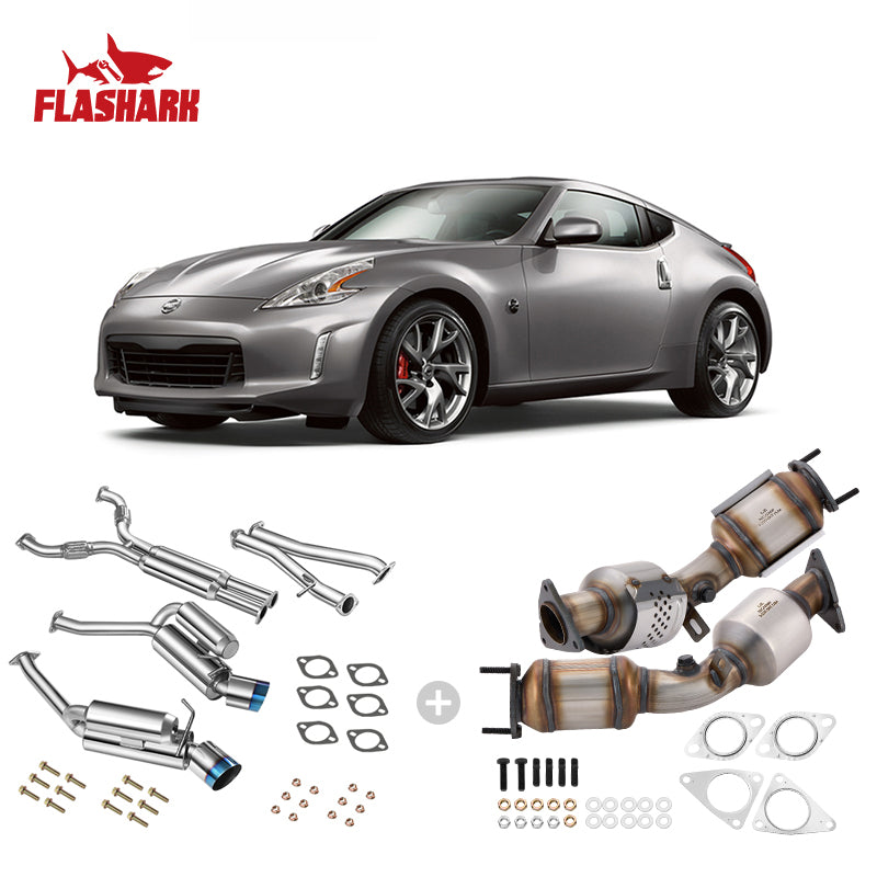 Kit de convertidor catalítico izquierdo y derecho para Infiniti G37, Q50 y G35 (2007-2019) - Instalación directa, cumple con la normativa EPA