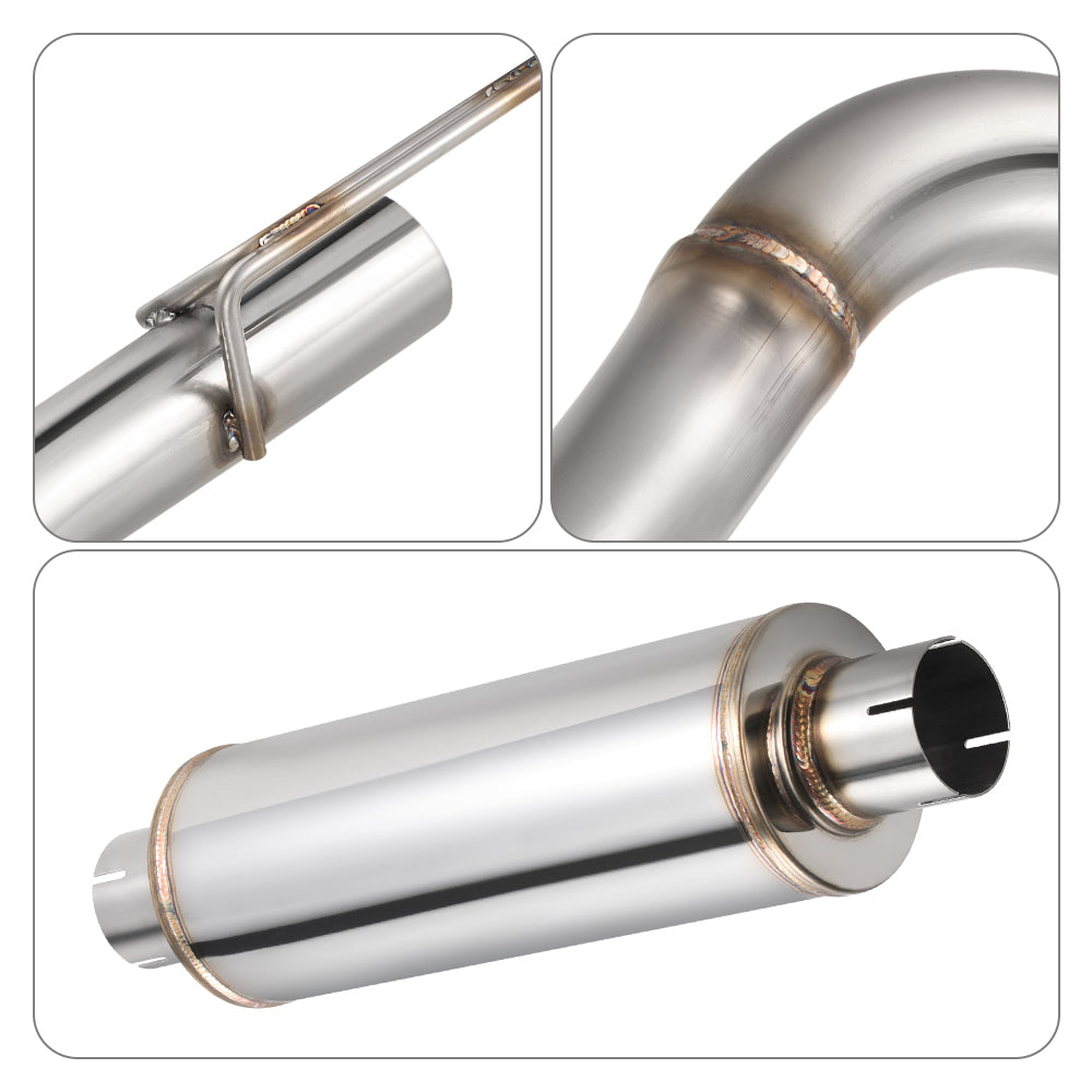 1999-2004 Ford Mustang GT 4.6L Catback Exhaust w/ Black Tips