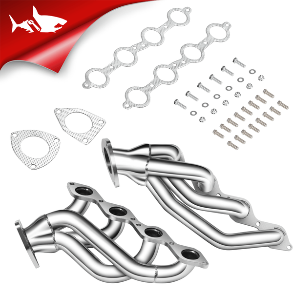 Shorty Header for 1999-2006 Chevy Silverado Suburban 1500 Tahoe Avalanche Yukon 4.8L/5.3L V8