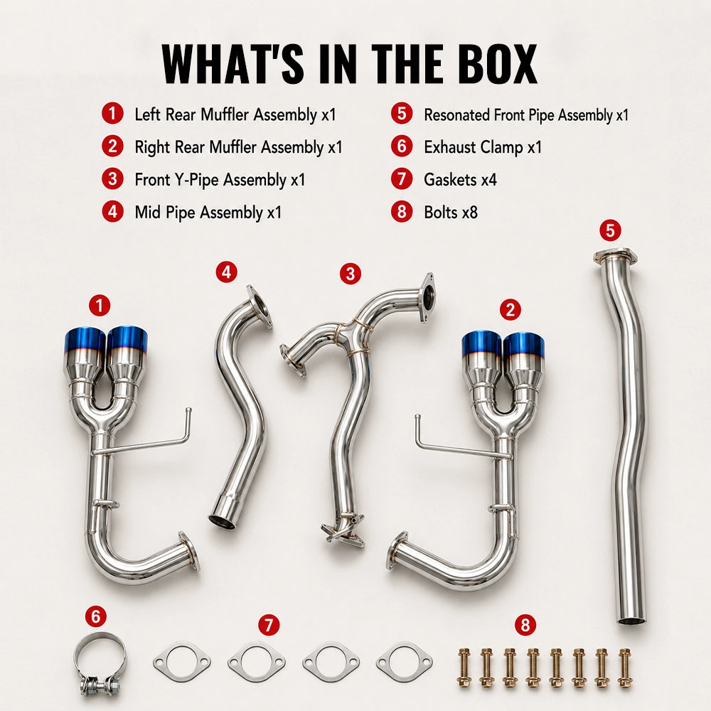 2015-2021 Subaru WRX / WRX STI Catback Exhaust & Axle Back Exhaust | 2.0L/2.5L H4 4-Door Only