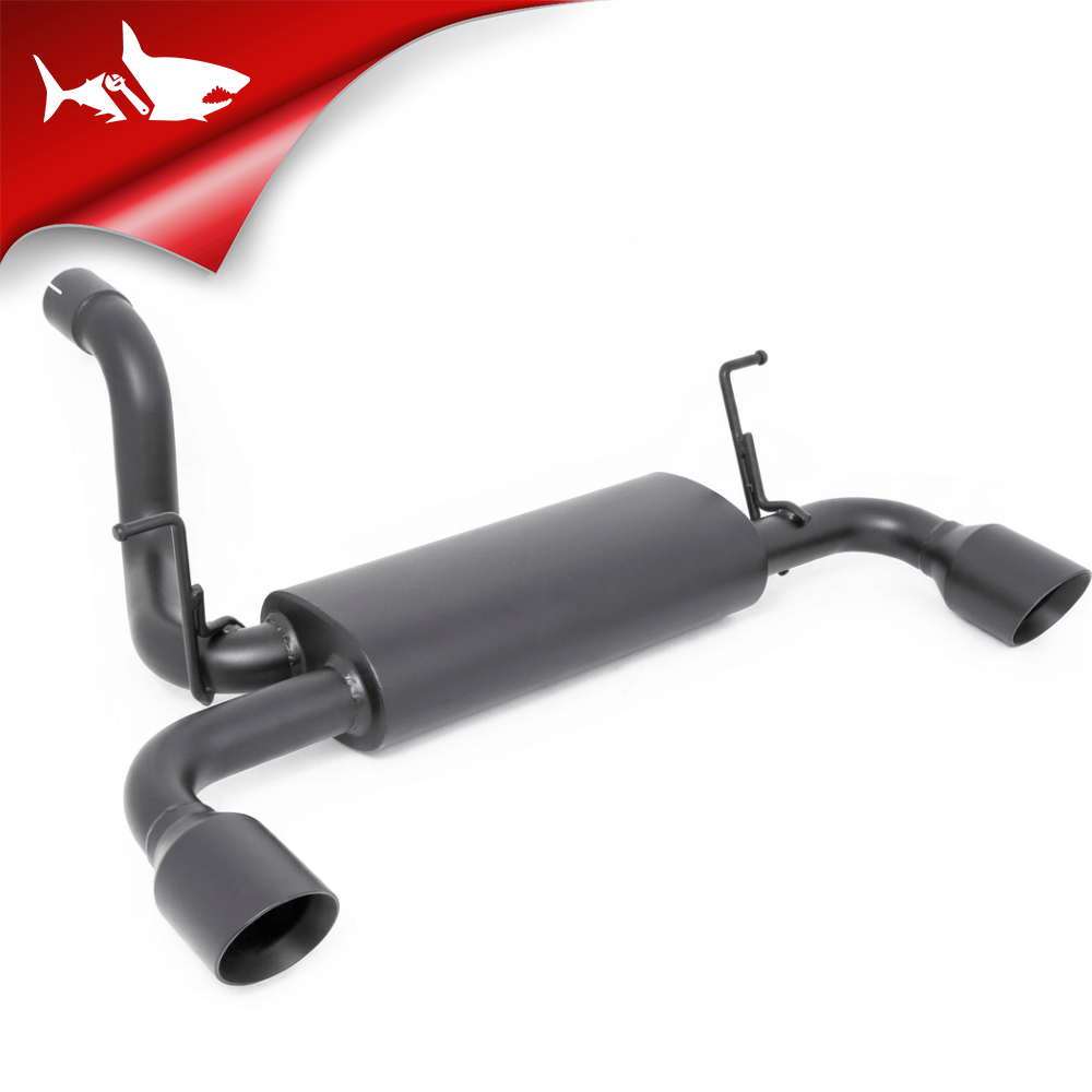 2007-2017 Jeep Wrangler JK (3.6L / 3.8L) & 2018-2023 Jeep Wrangler JL (2.0L / 3.6L) Axle-Back Exhaust System