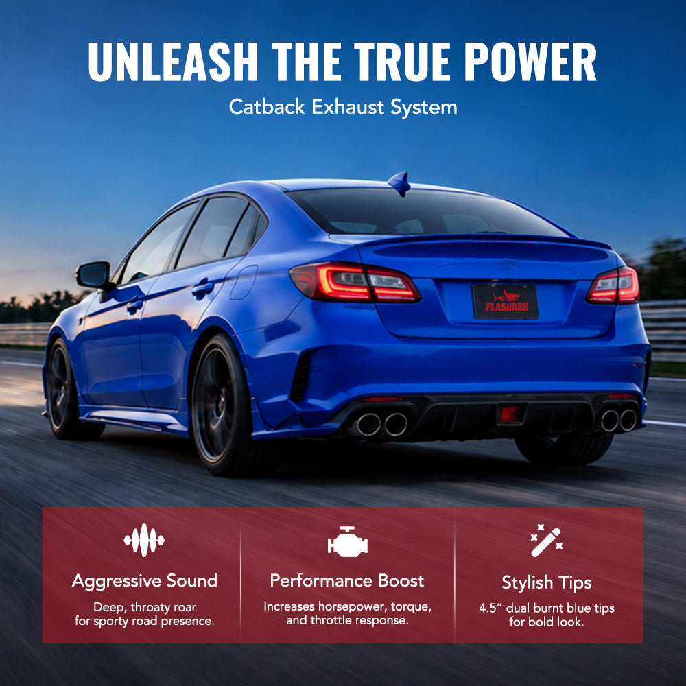 2015-2021 Subaru WRX / WRX STI Catback Exhaust & Axle Back Exhaust | 2.0L/2.5L H4 4-Door Only
