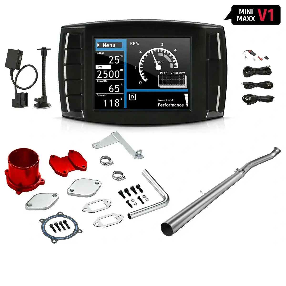 DPF/DEF/EGR Delete 2007-2009 6.7 Cummins Dodge Ram 2500 3500 All-in-One Kit