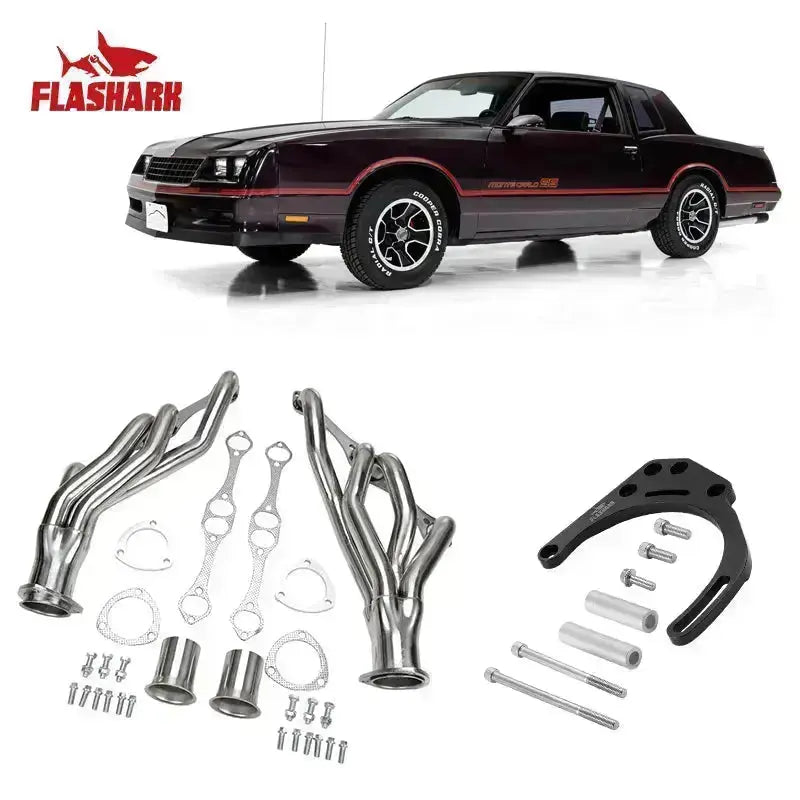 Header for 1968-1981 Chevy Chevelle SBC 283 327 350 400 Flashark