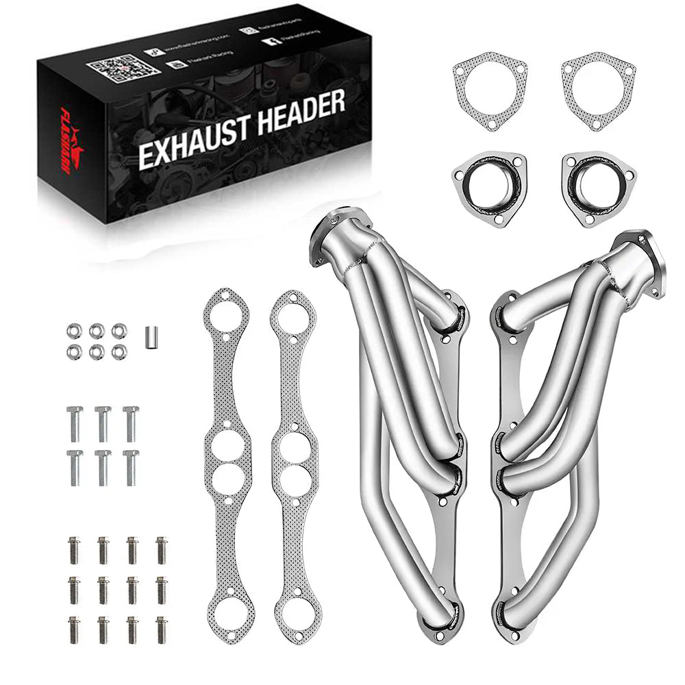Exhaust Headers For 1982-2002 Chevy S10 / S15 / Blazer SBC V8 283 302 305 307 327 350 400 Engine 2WD
