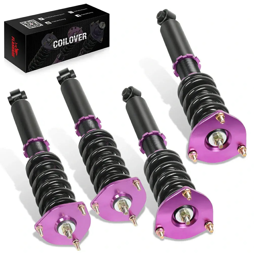 1986-1992 Toyota Supra JZA70 MA70 GA70 Coilover Shock Absorbers Struts 4PCS Flashark