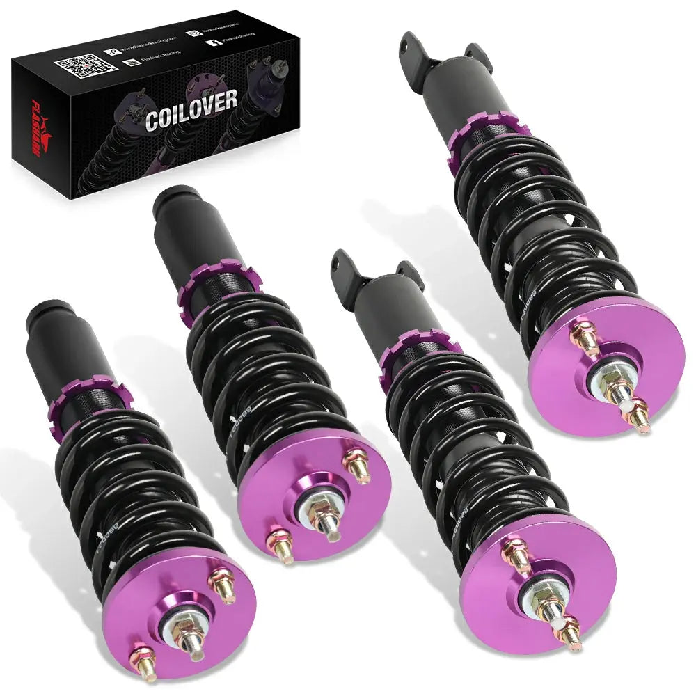 1988-1991 Honda ED Civic CRX DA Acura Integra Coilover Shock Absorbers Struts 4PCS Flashark