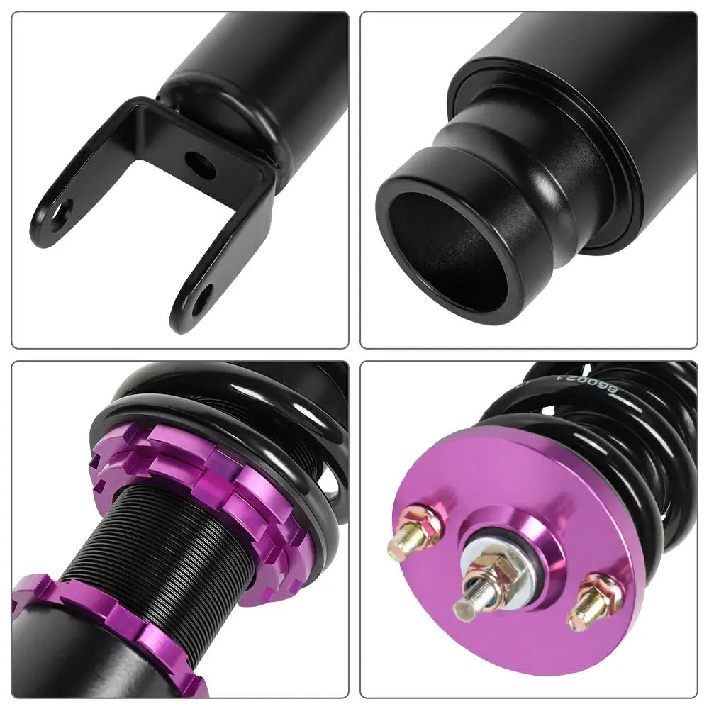 1988-1991 Honda ED Civic CRX DA Acura Integra Coilover Shock Absorbers Struts 4PCS Flashark