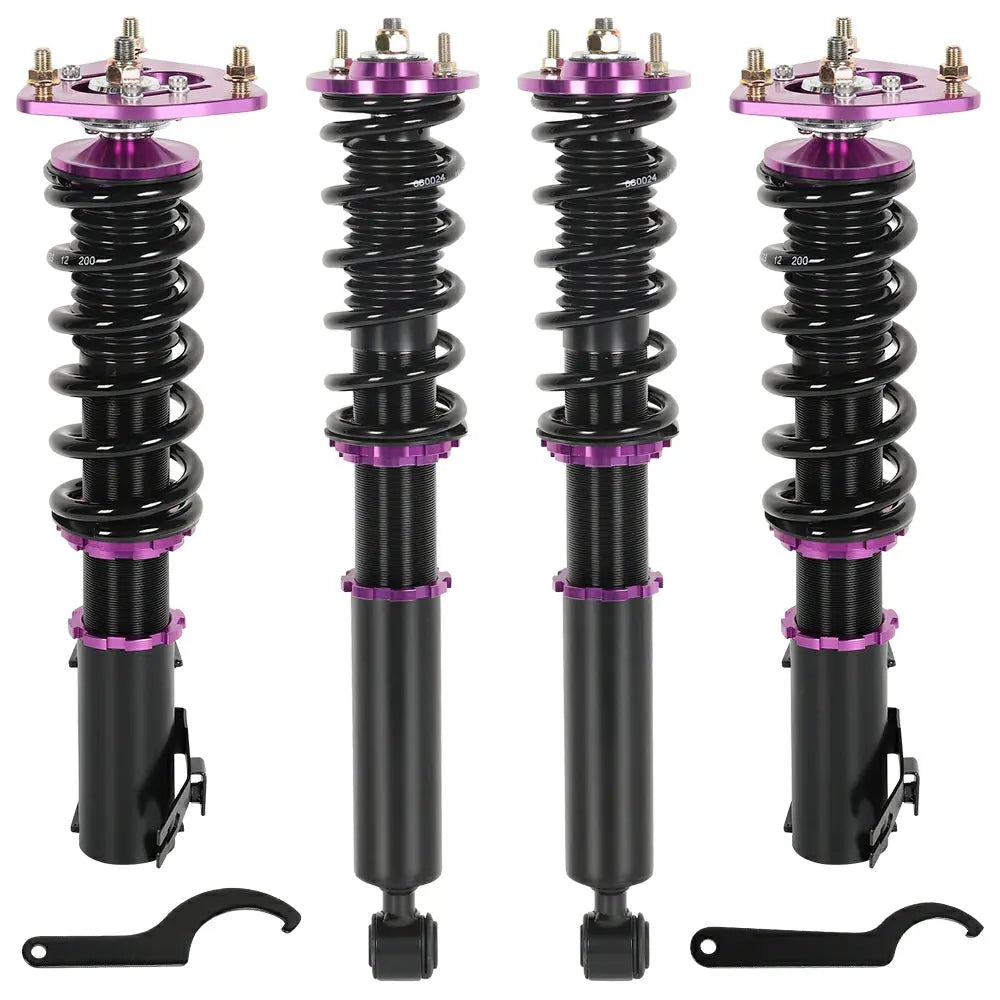 1988-1994 Nissan S13 240SX 180SX Coilover Shock Absorbers Struts 4PCS Flashark