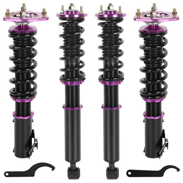 1988-1994 Nissan S13 240SX 180SX Coilover Shock Absorbers Struts 4PCS Flashark