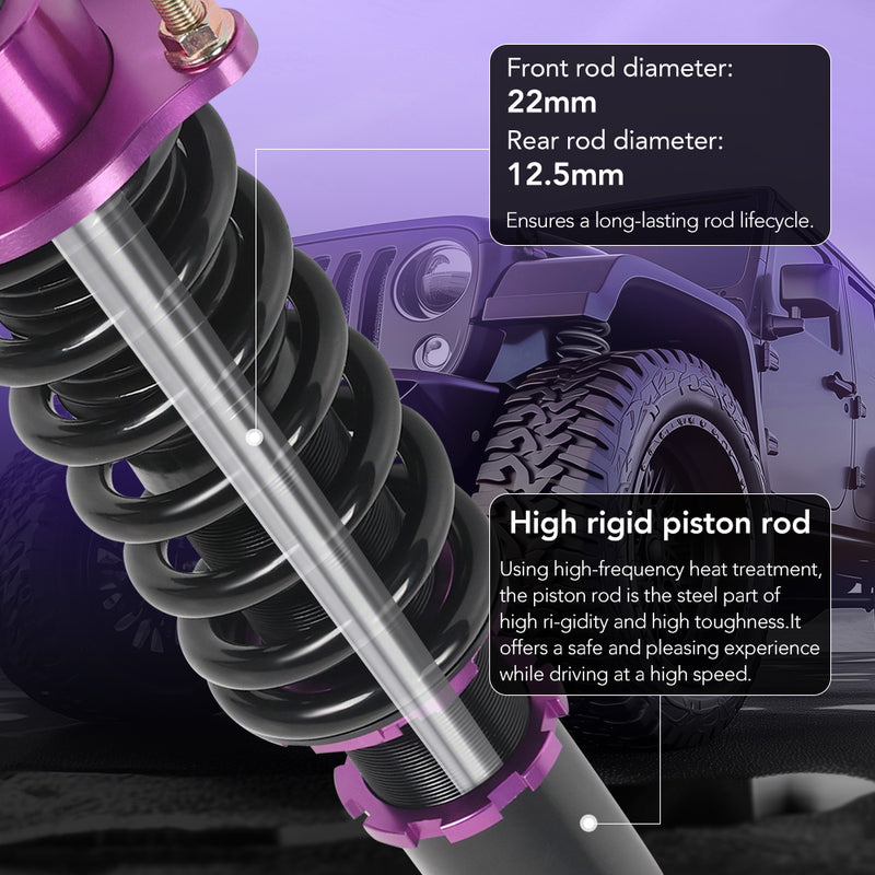 Nissan 240SX (S13) 1989-94 Hyper-Street II Coilover Kit w/ 32-Way Damp Nissan 240SX (S13) 1989-94 Hyper-Street II Coilover Kit w/ 32-Way Damp