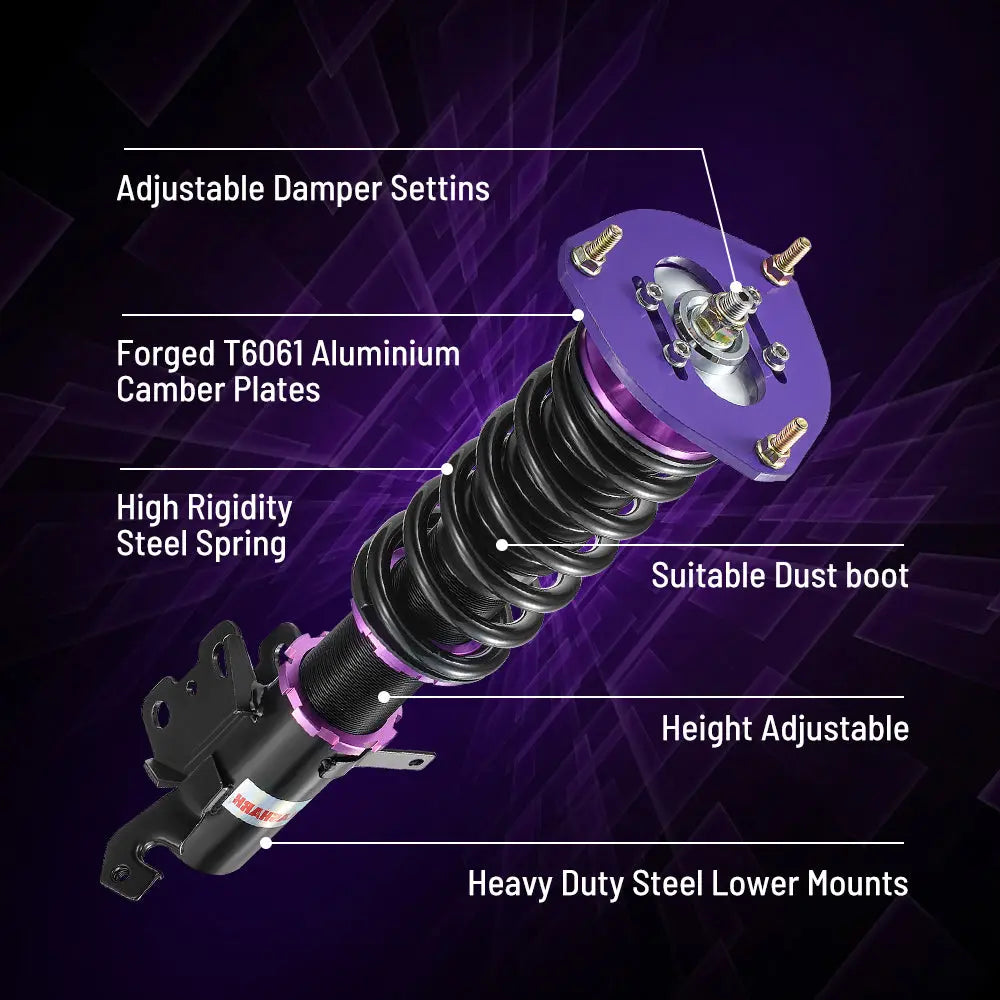 1988-1999 Toyota Corolla Coilovers Suspension E90 E100 E110 AE101 AE111 Coilovers Shock Absorber Flashark