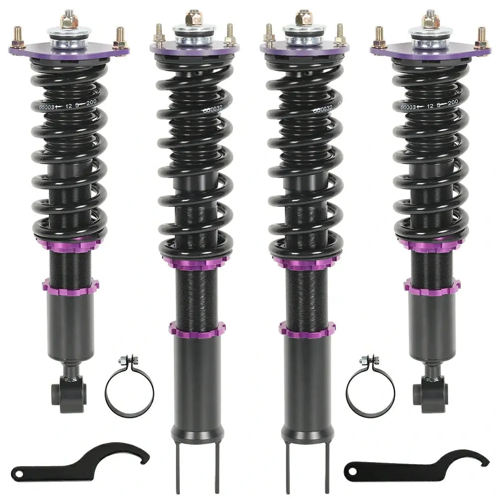 1990-1996 Nissan Fairldy Z 300ZX Z32 24-Way Coilover Shock Absorbers Struts 4PCS Flashark