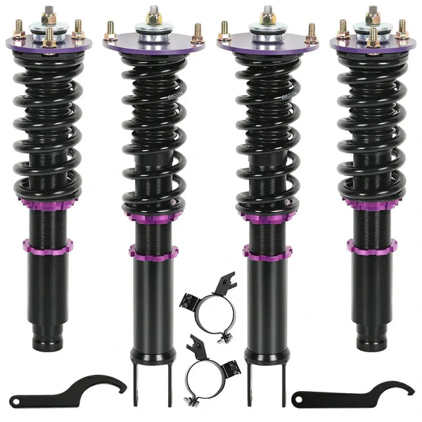 1990-1997 Honda Accord Acura CL Coilover Shock Absorbers Struts 4PCS Flashark