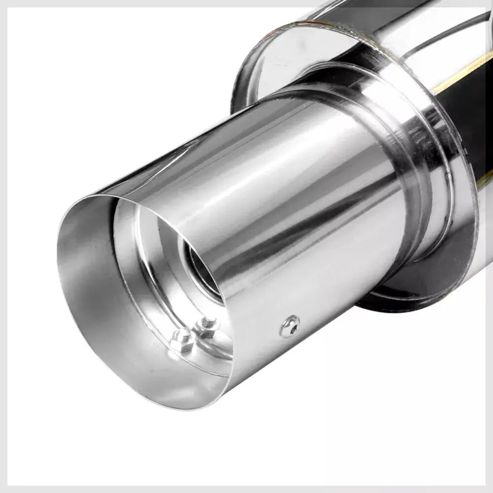 1995-1998 Nissan 240SX S13 S14 4 Inches Muffler Tip Catback Exhaust System 2.4L Flashark