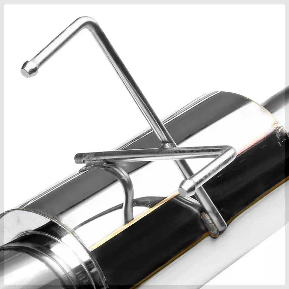 1995-1998 Nissan 240SX S13 S14 4 Inches Muffler Tip Catback Exhaust System 2.4L Flashark