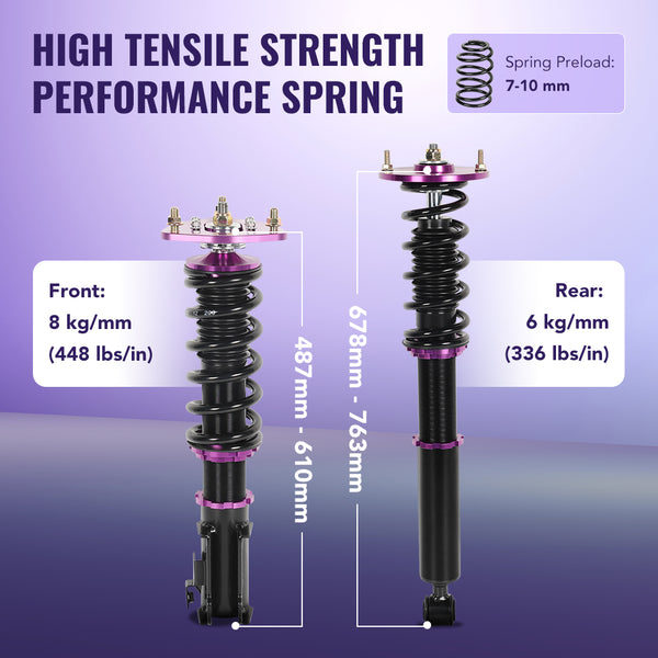 1995-1998 Nissan S14 240SX Coilovers 4PCS