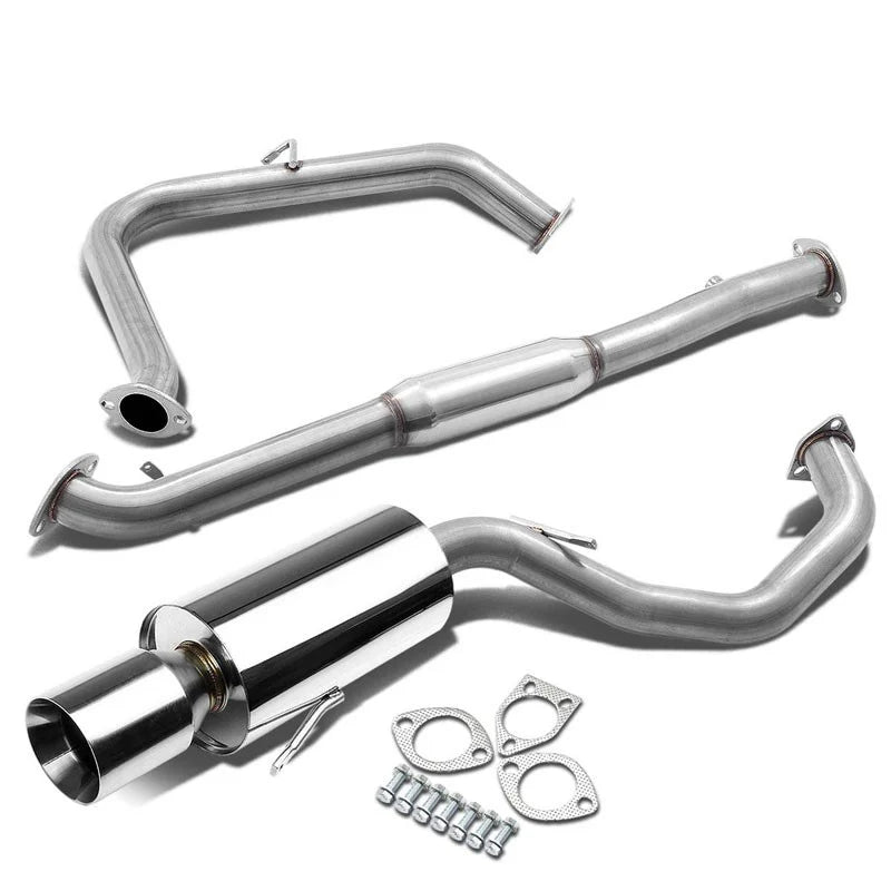 Sistema de escape Catback sin turbo con punta de silenciador estilo N1 para Mitsubishi Eclipse RS/GS 2.0L 1995-1999