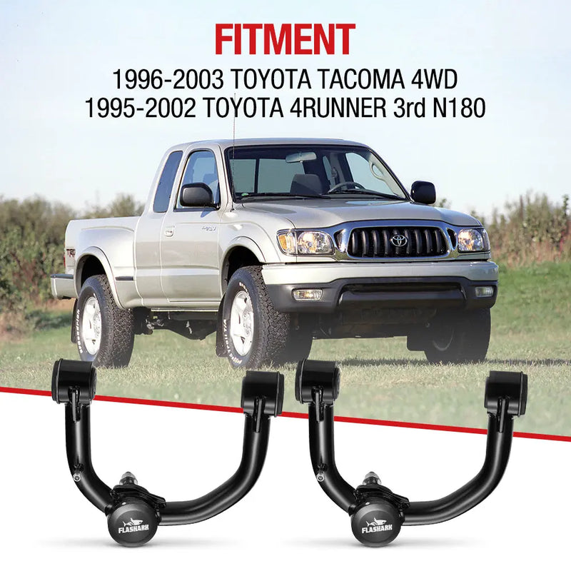 1996-2004 Toyota Tacoma 4Runner 6 Lug Lifted Front Upper Control Arms 2 Inch-4 Inch Flashark