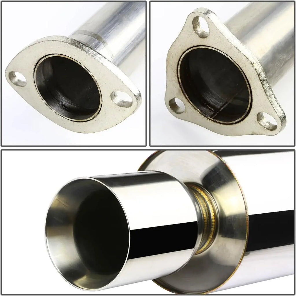 1998-2002 Honda Accord 3.0L V6 Catback Exhaust System w\/4.5\u0026quot; Muffler ...