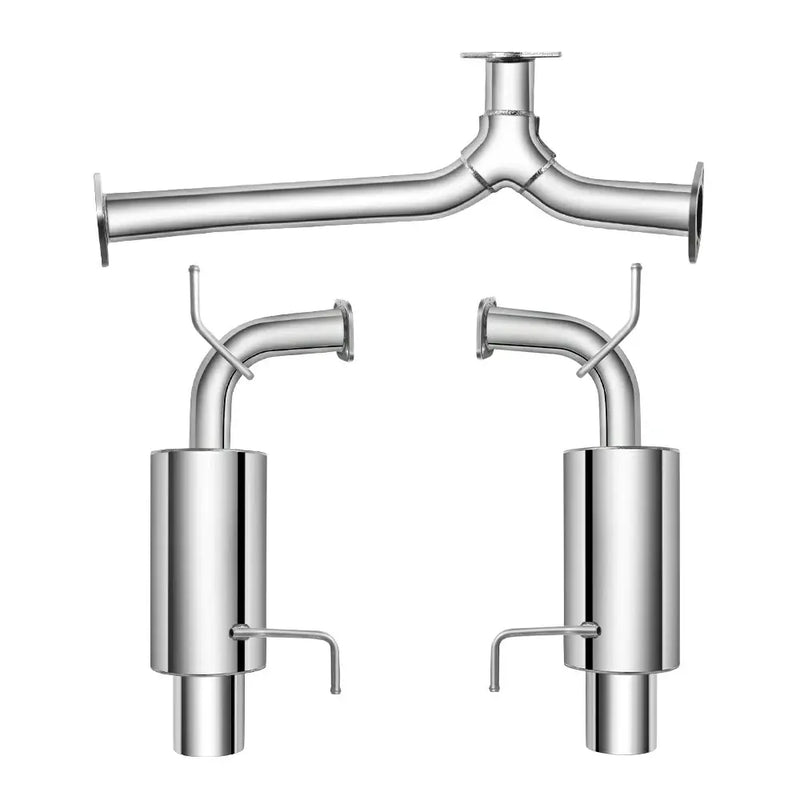 1998-2002 Honda Accord EX/LX 3.0L V6 Catback Exhaust System w/4.5" Muffler Tip SOHC J30A1 Flashark