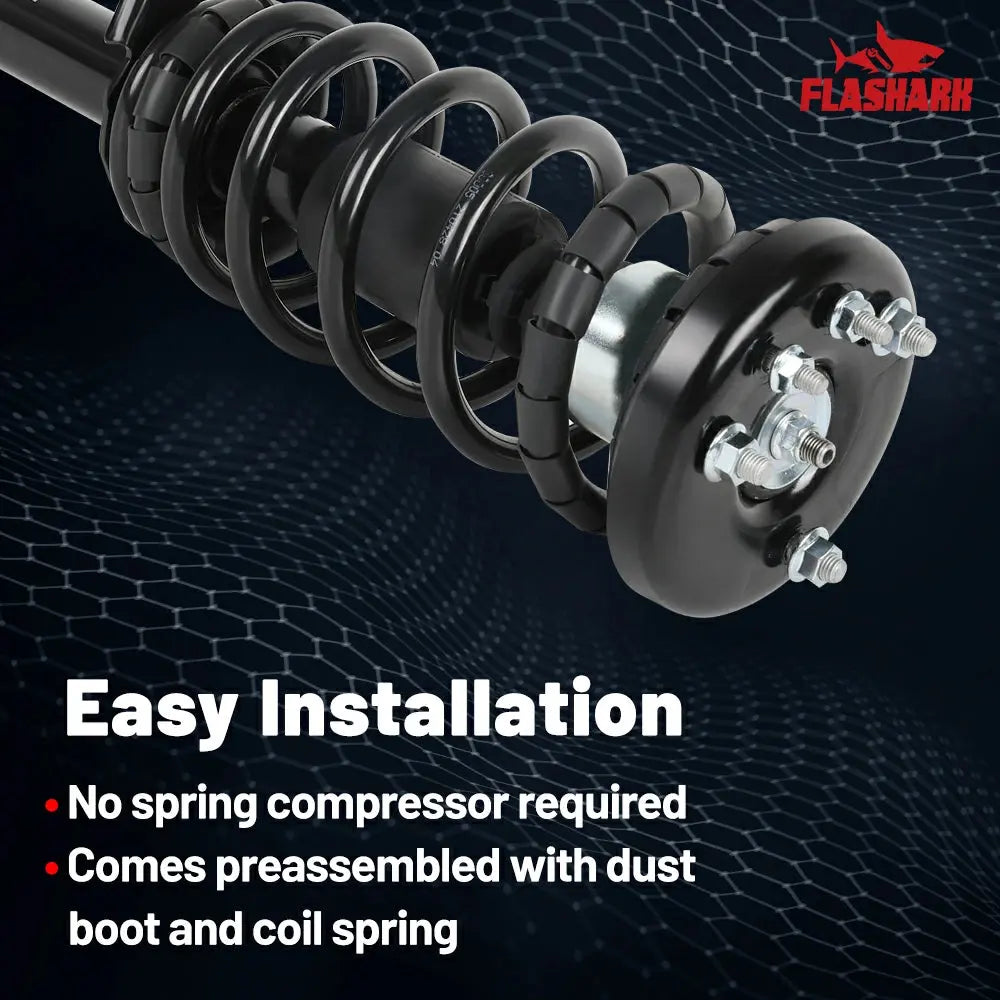 1998-2002 Honda Accord Front Strut and Spring Assembly 2PCS Flashark