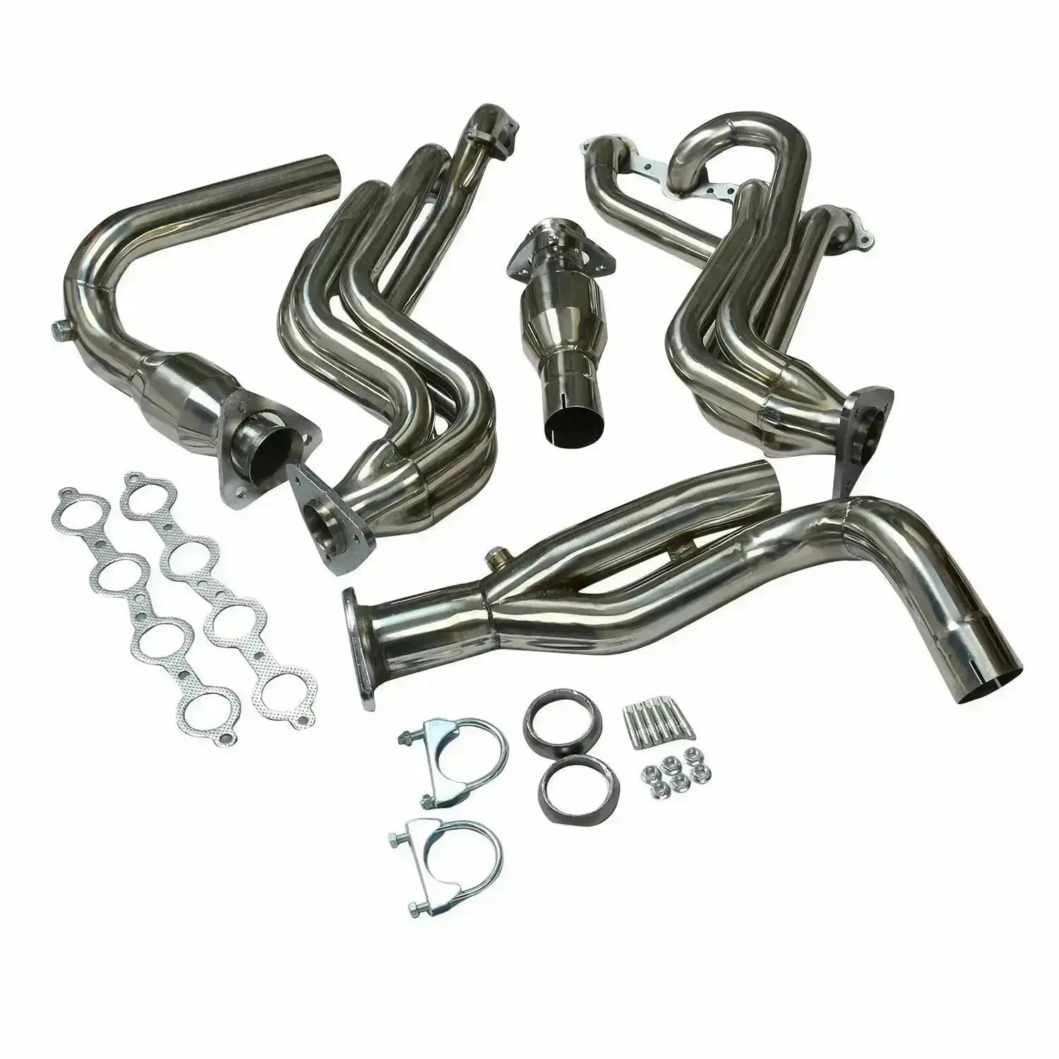 Exhaust Header for 1999-2006 GMC/Chevy GMT800 V8 Engine Stainless Manifold Flashark