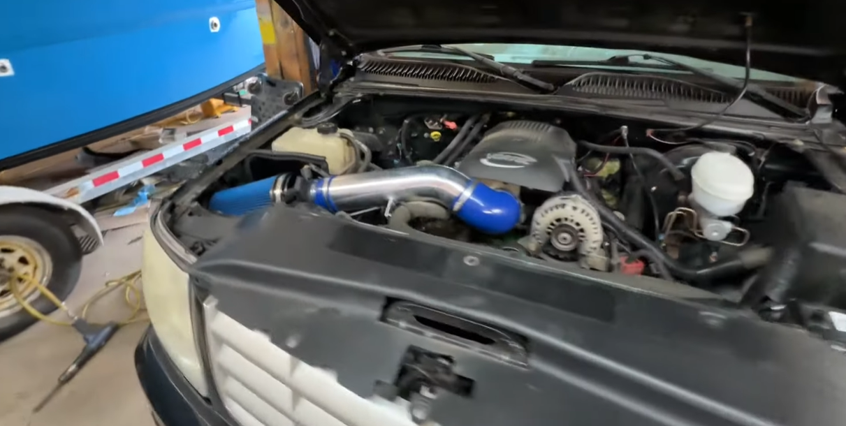 Cold Air Intake Kit For 1999-2006 Sierra, Silverado, Yukon, Tahoe, Suburban, Avalanche, Escalade 4.8/5.3/6.0L Vortec V8