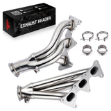 Colectores de escape de tubo largo para Chevy/GMC Silverado/Avalanche/Sierra 1500 4.8L/5.3L/6.0L (1999-2006) con entrada de aire frío opcional.
