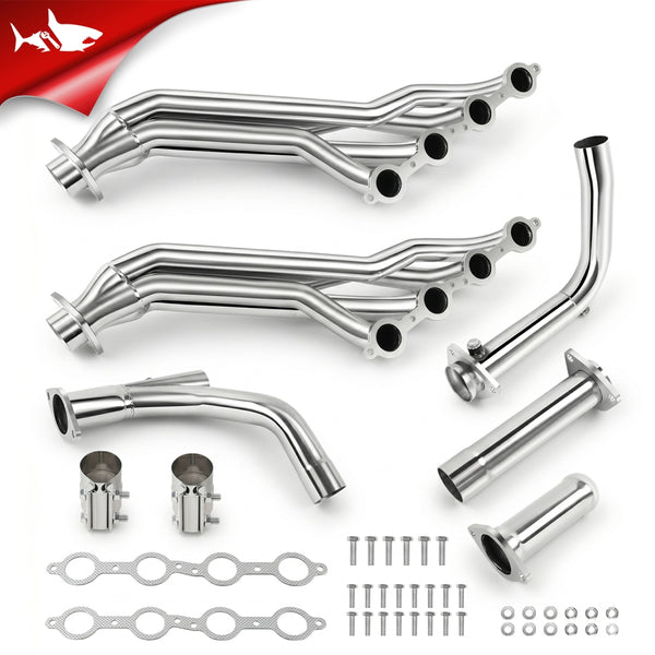 Long Tube Headers for 2007-2014 Chevrolet Silverado 1500/2500/3500 Tahoe/Avalanche丨GMC Sierra 1500/2500/3500 Yukon丨Cadillac Escalade丨4.8L/5.3L/6.0L/6.2L Vortec V8