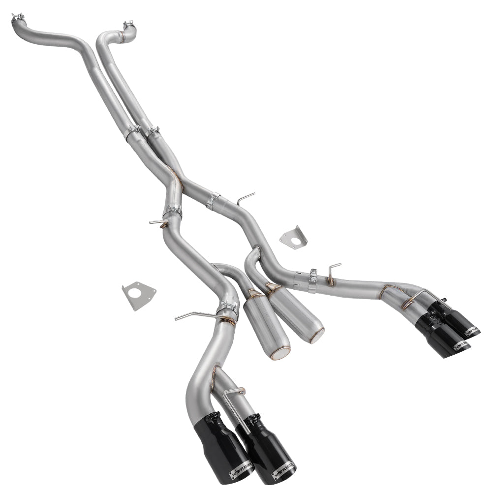 Tubo de escape Catback de 4,5 pulgadas con una sola punta y 3 pulgadas para Nissan 350Z Infiniti G35 2003-2008