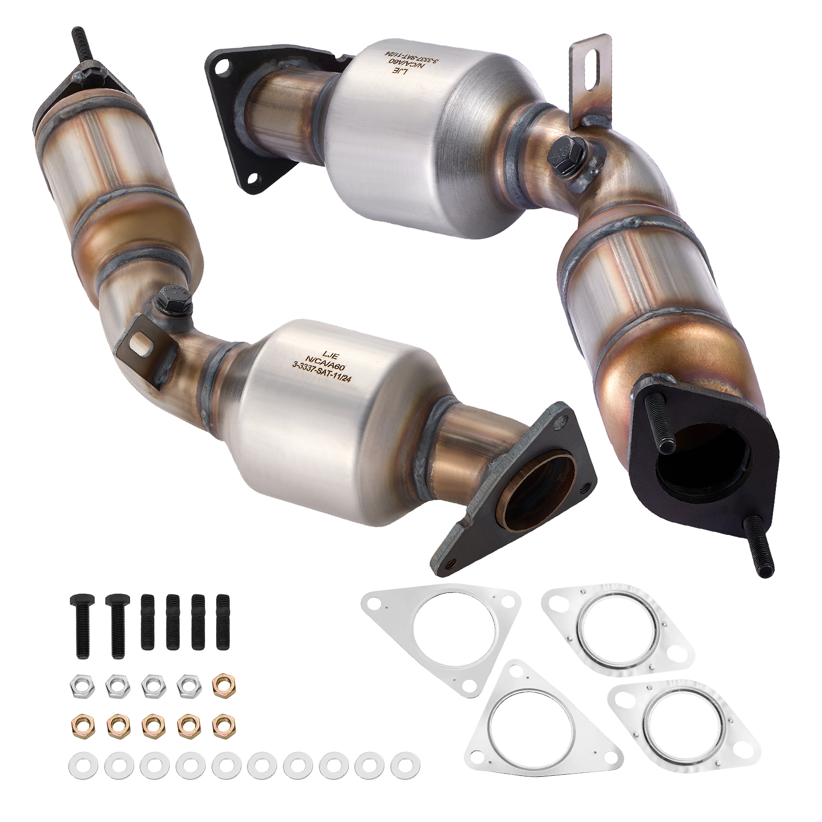 Kit de convertidor catalítico de 2 piezas para Infiniti G37, Q50, G35, FX35, M35, M37 y Nissan 350Z y 370Z (2007-2020)