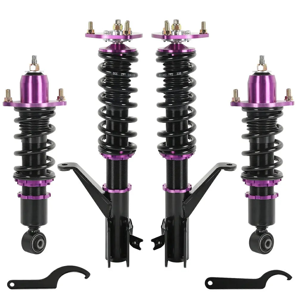 2000-2006 Honda Civic VII EM2 ES ET Saloon Coilover Shock Absorbers Struts 4PCS Flashark