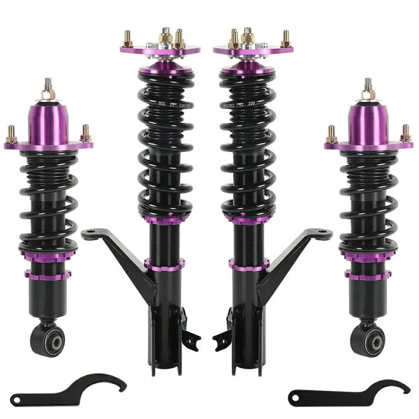 2000-2006 Honda Civic VII EM2 ES ET Saloon Coilover Shock Absorbers Struts 4PCS Flashark