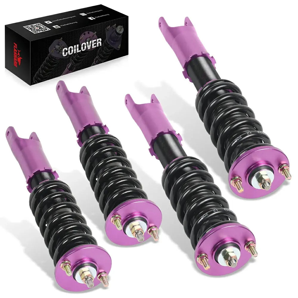 2000-2009 Honda S2000 Base Convertible 2D 2.0 DOHC Coilover Shock Absorbers Struts 4PCS Flashark