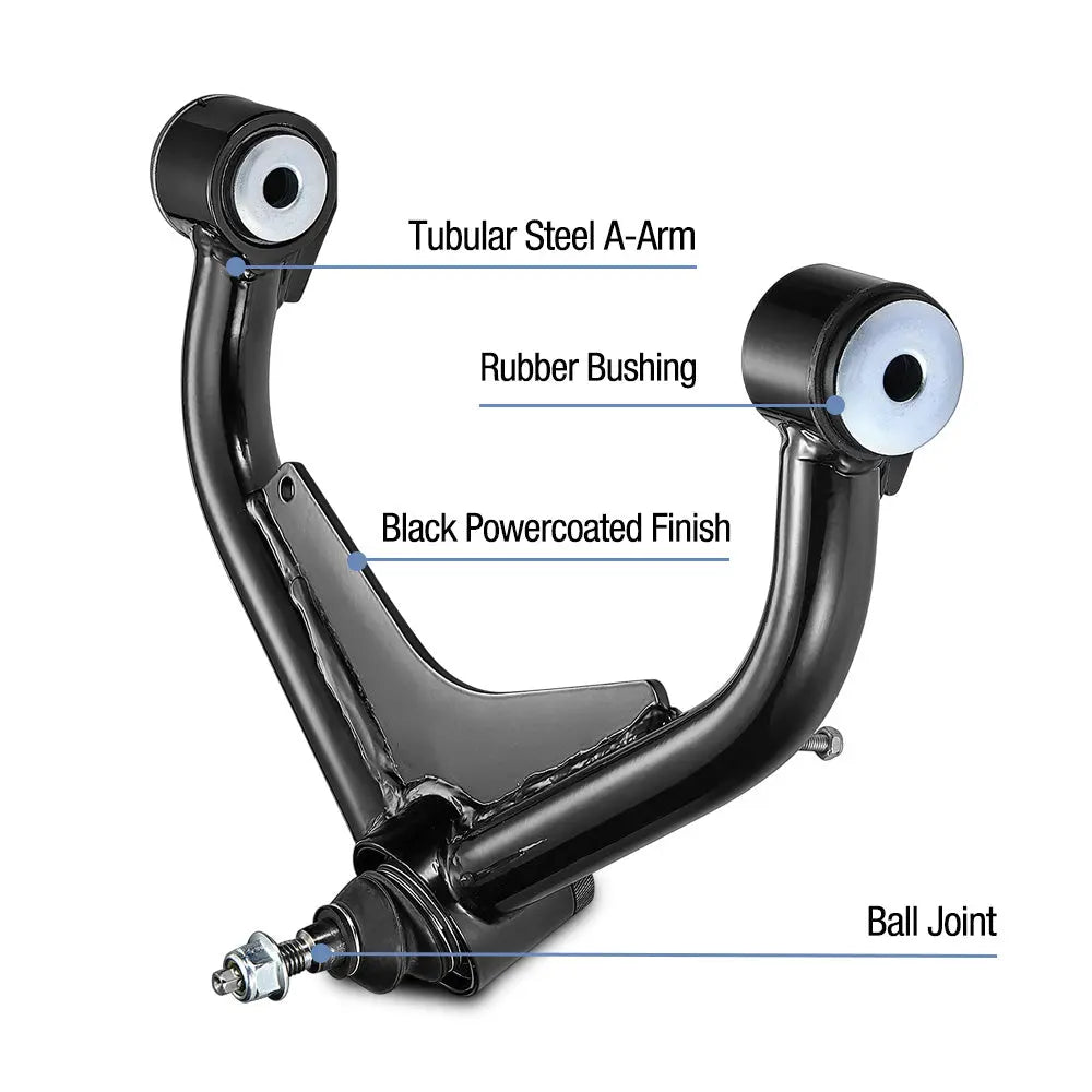 2000-2010 Chevy Silverado GMC Sierra 2500 3500HD Hummer H2 Lifted Front Upper Control Arms 2 Inch-4 Inch Flashark