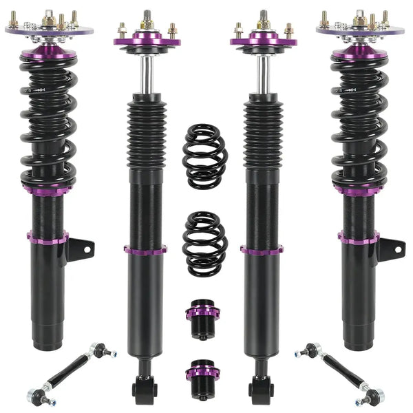 2001-2005 BMW E46 3 Series 320i/325i/325ci/330i 2D 2.5L Coilover Shock Absorbers Struts 4PCS Flashark