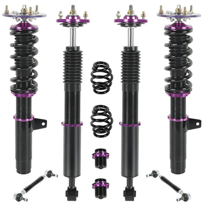 BMW 3-Series E46 Coilovers for 1998-2005 318i/323i/325i/325xi/325Ci/328i/328Ci/330i/330xi - 4PCS