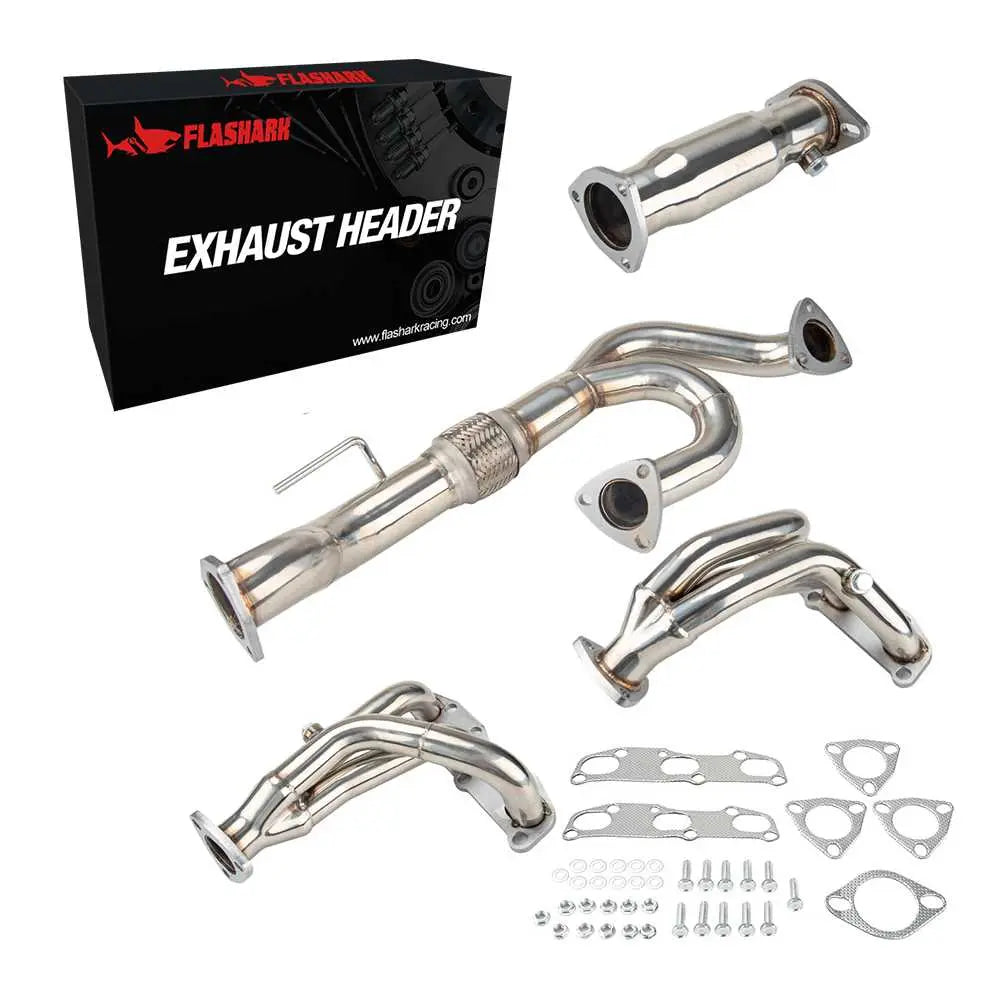 2002-2006 Nissan Altima Exhaust Header Air Intake Kit All-In-One Kit Flashark