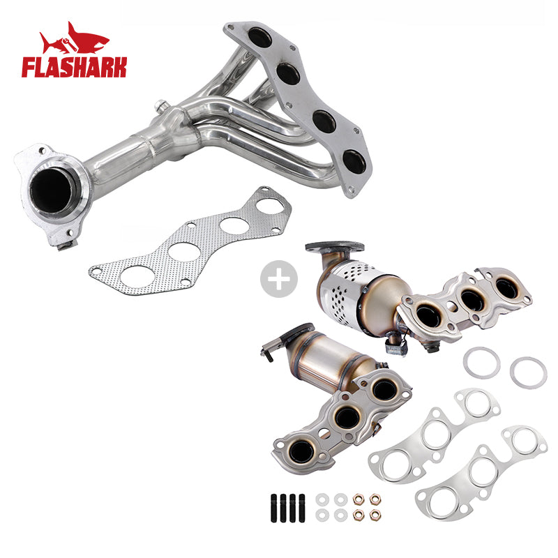 Front Exhaust Manifold Catalytic Converter For 2002-2006 Toyota Camry Lexus ES300 V6 3.0L-Direct Fit，E.P.A. Compliant