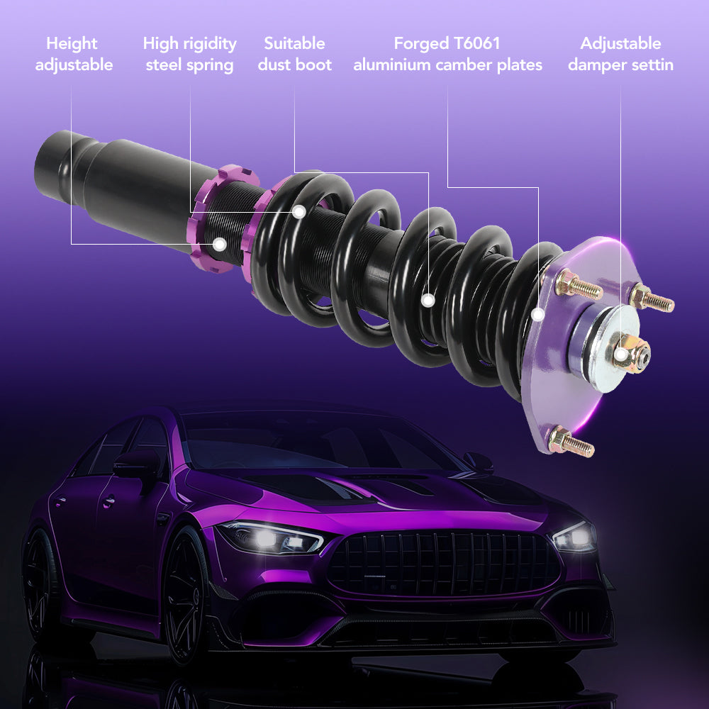 2006-2010 Infiniti M35x/M45x 2003-2008 Infiniti G35 2008-2013 G37x AWD Amortiguadores tipo coilover 4 piezas