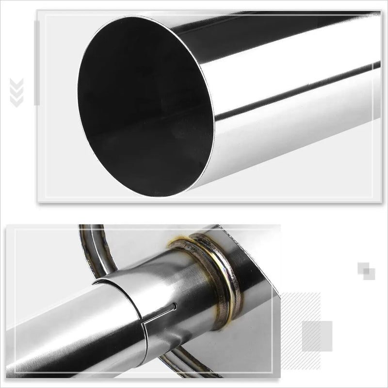 2004-2008 Ford F150 SuperCab/Super Crew Catback Exhaust System w/ 3.5-inch Muffler 4.6L 5.4L Flashark