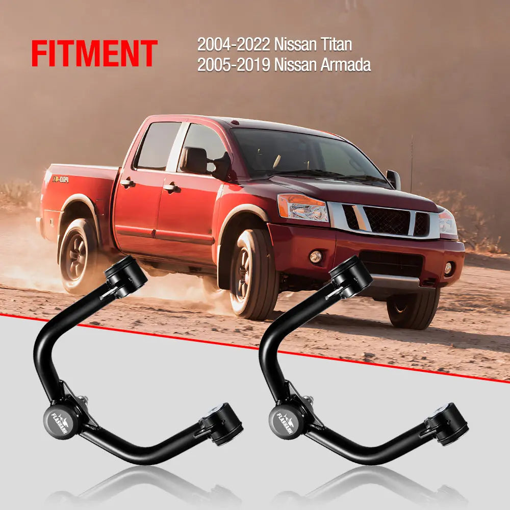 2004-2023 Nissan Titan Armada Lifted Front Upper Control Arms 2 Inch-4 Inch Flashark