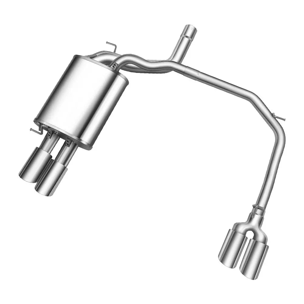 2005-2010 BMW 5 Series E60 E61 523i/525i/528i/530i Catback Exhaust System w/ M5 Style Dual Tip Flashark