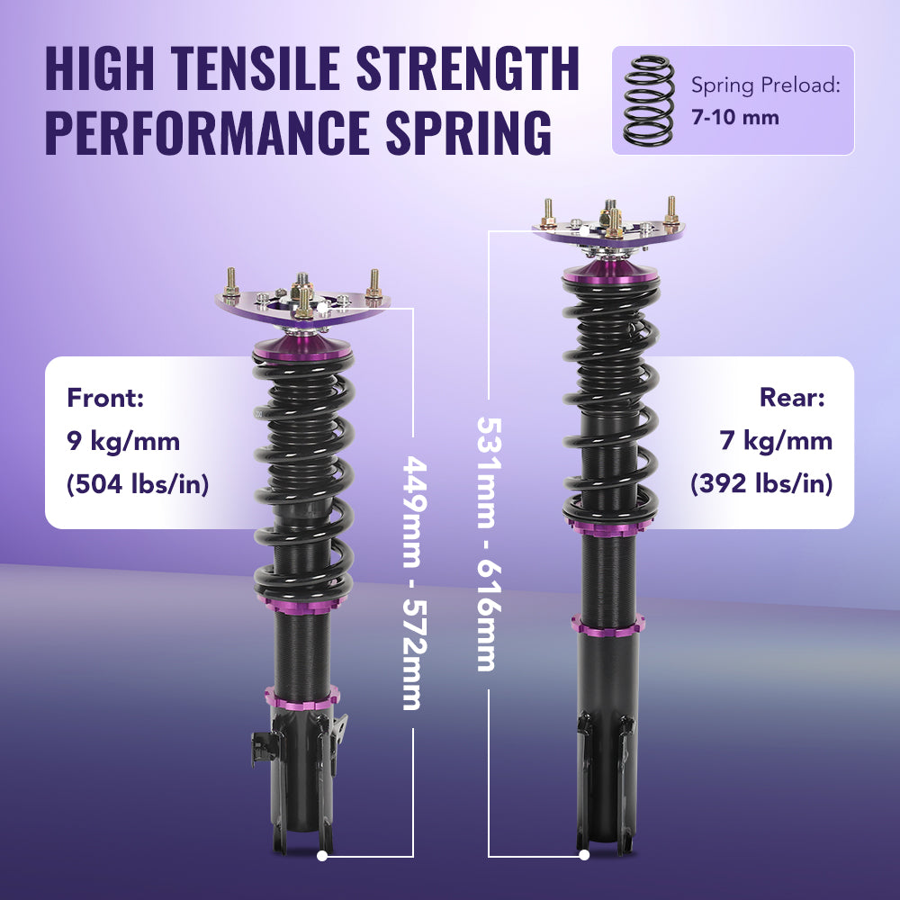 2000-2007 Subaru Impreza WRX & WRX STi Coilovers 4PCS