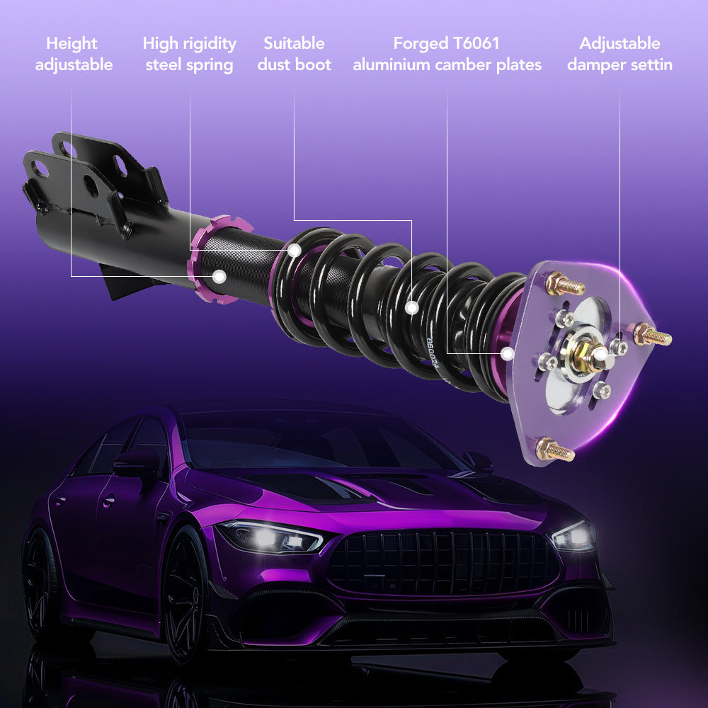 Amortiguadores tipo coilover Subaru Impreza WRX y WRX STi 2000-2007 (4 piezas)