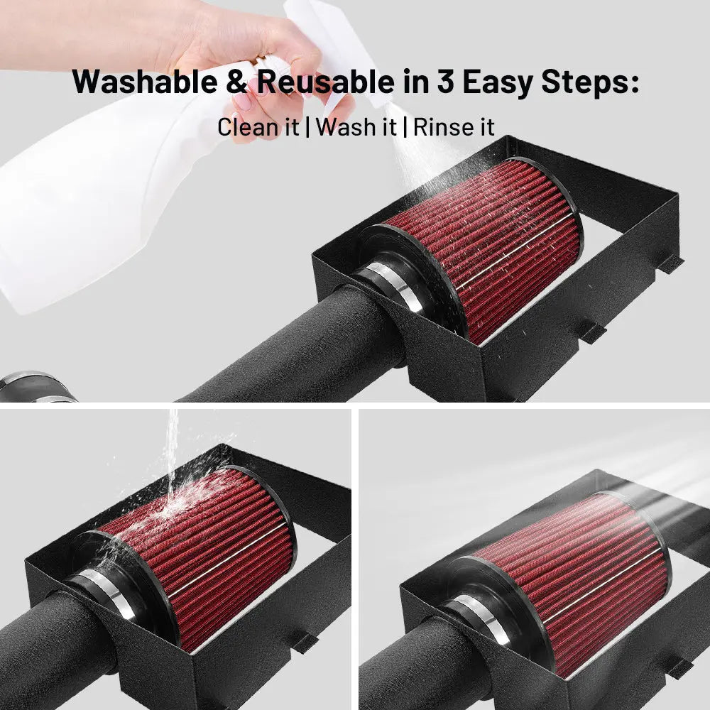 Cold Air intake kit for 2005-2008 Dodge Magnum / 2006-2010 Charger / 2008-2010 Challenger / 2006-2010 300 V8 Flashark