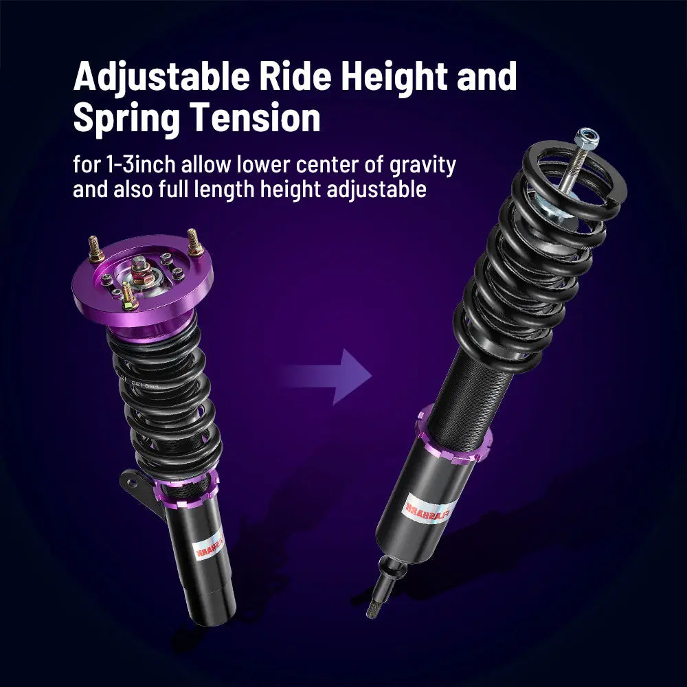 2006-2011 BMW 3-Series E90 E91 E92 E93 Coilover Shock Absorbers 4PCS Flashark