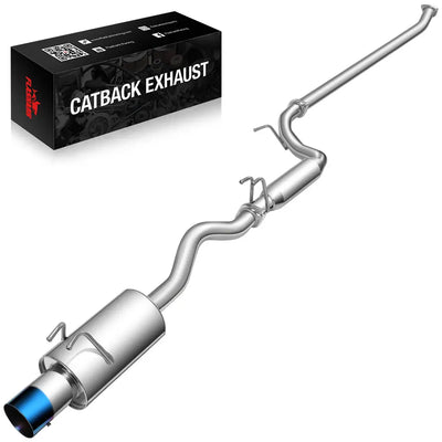 2006-2011 Honda Civic Catback Exhaust System丨4'' Burnt Muffler Tip丨Sedan 4 Door Only
